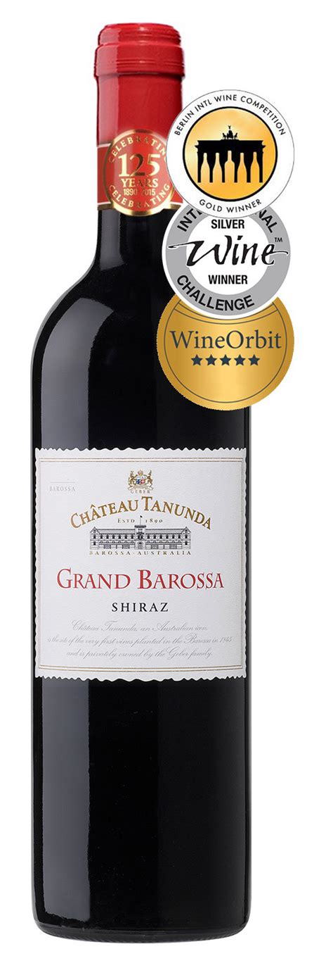 grand barossa shiraz 2012 chateau tanunda  A fine blend of the three Barossa star varieties: Grenache (56%), Shiraz (26%) and Mourvedre (18%)